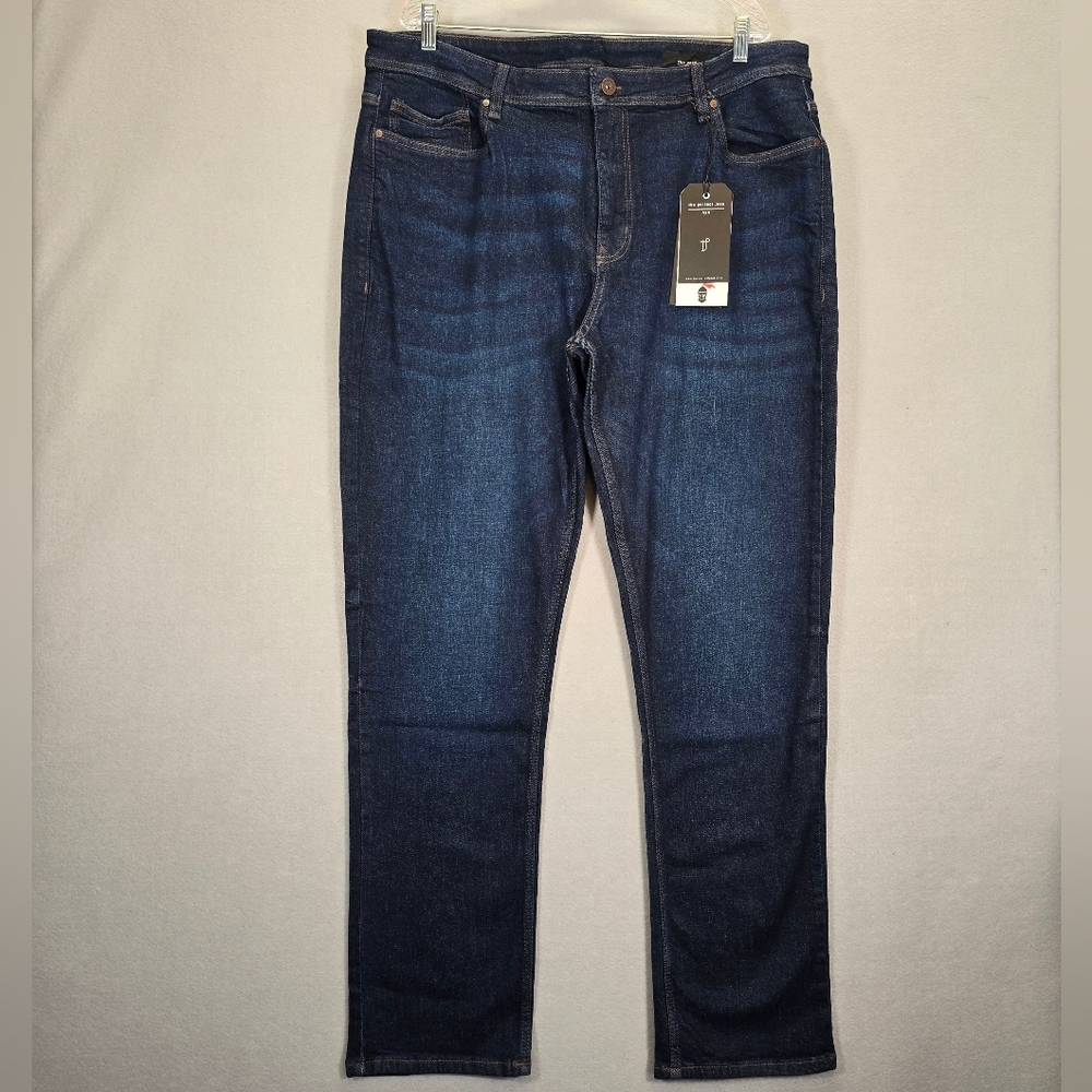 NYC The Perfect Jean Men’s Slim Thick Fit Mariner - Dark Blue Size 40 X 34 NEW
